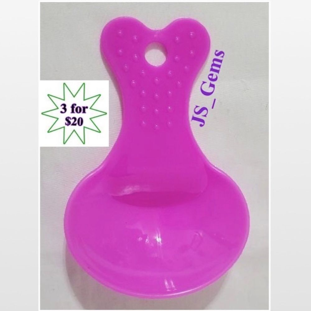 New Without Tags 6 Pink Pet Food Scooper Spoons
